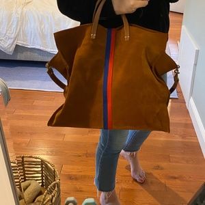 Clare V Simple Suede Tote